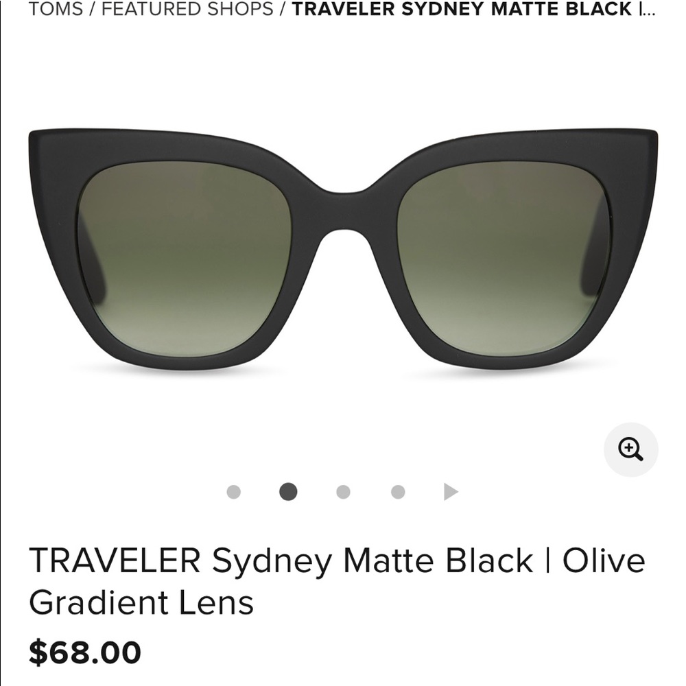 TOMs Sydney Style Matte Sunglasses
